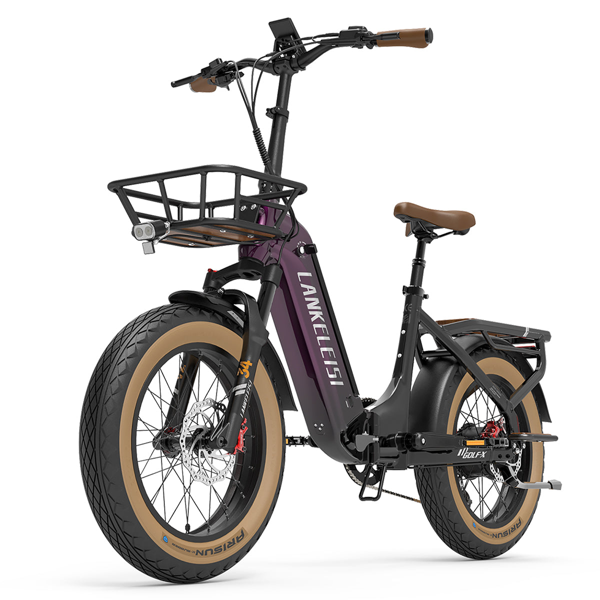LANKELEISI GOLF-X 960Wh Step-Thru Foldable City Electric Bike