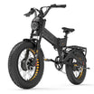 Lankeleisi X3000 Max 2000W Dual Motor Foldable Electric Mountain Bike(New Upgrade) Grey Ebike