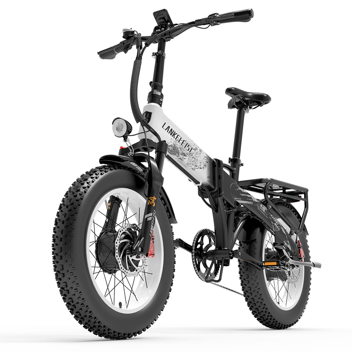 【Pré-vente】 Vélo électrique pliable LANKELEISI X2000 MAX 2000W à double moteur (nouveautés)