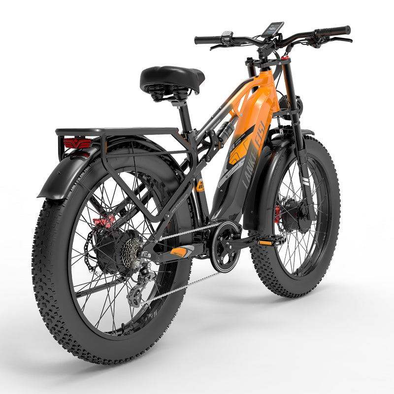 【Pre-Sale】LANKELEISI MG800Max 2000W Dual Motor 26″ Fat Tires All Terrain Electric Bike