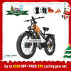 LANKELEISI MG800Max 2000W Dual Motor 26″ Fat Tires All Terrain Electric Bike