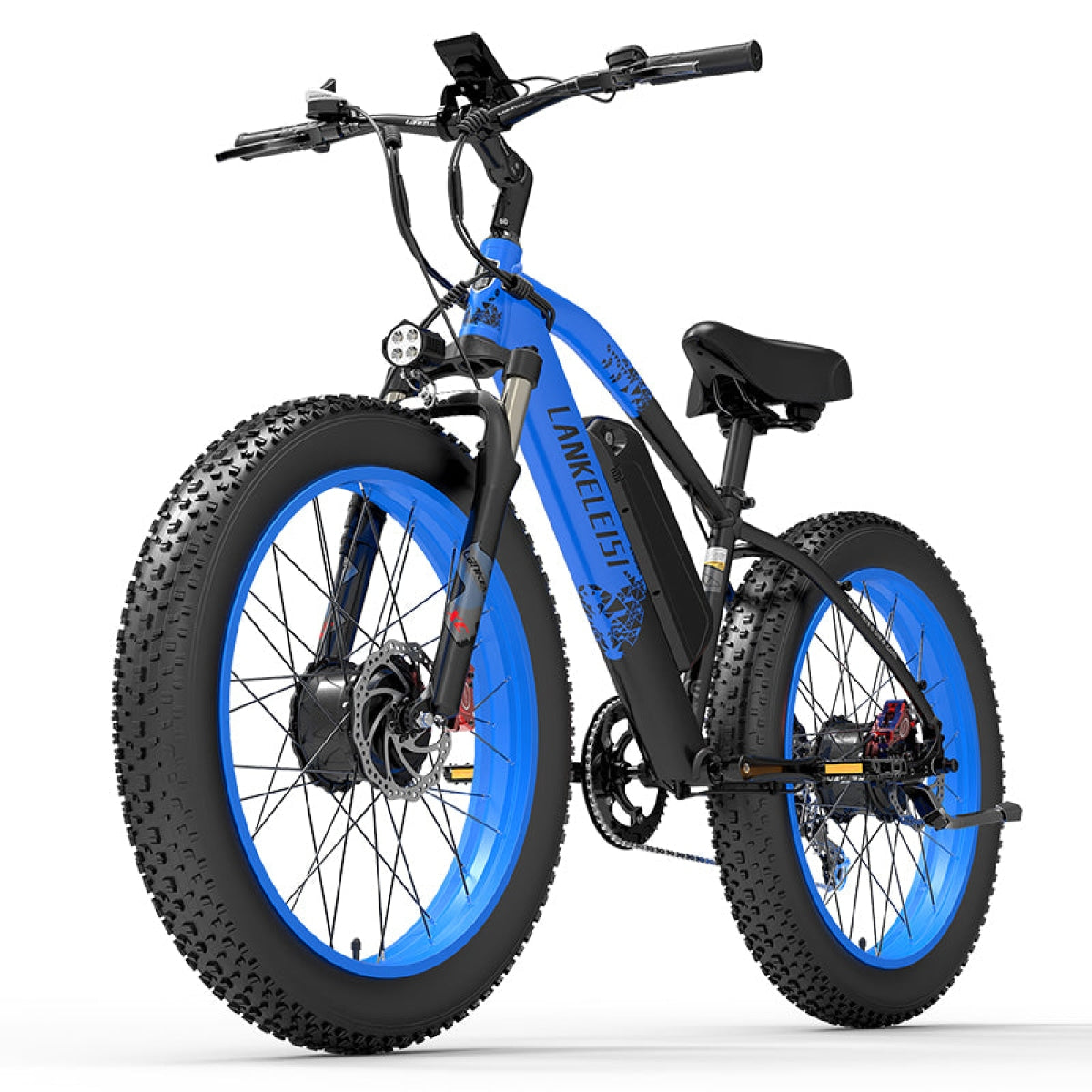 Lankeleisi Mg740 Plus Front And Rear Dual Motor Off-Road Electric Bicycle Blue