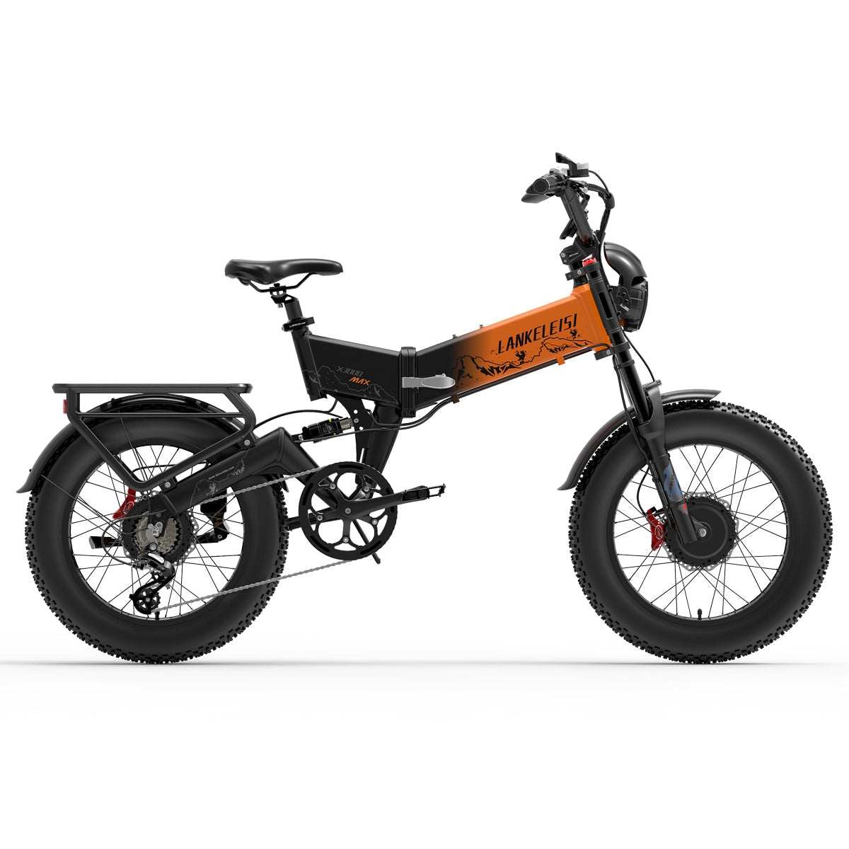 Lankeleisi X3000 Max 2000W Dual Motor Foldable Electric Mountain Bike(New Arrivals) Ebike