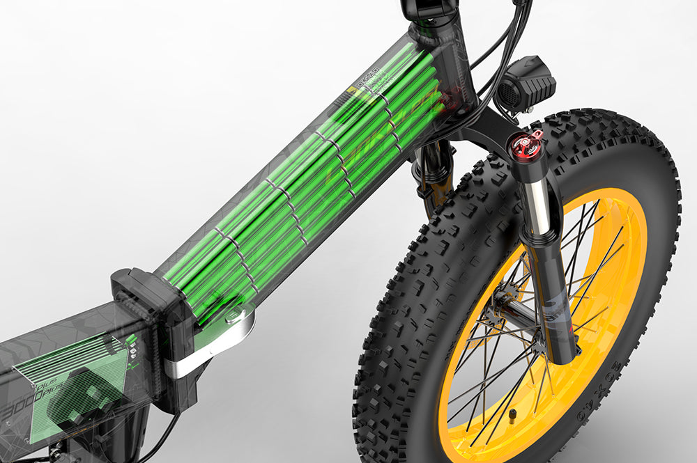 Batterie au Lithium/batterie Li-ion spéciale pour vélo électrique LANKELEISI 