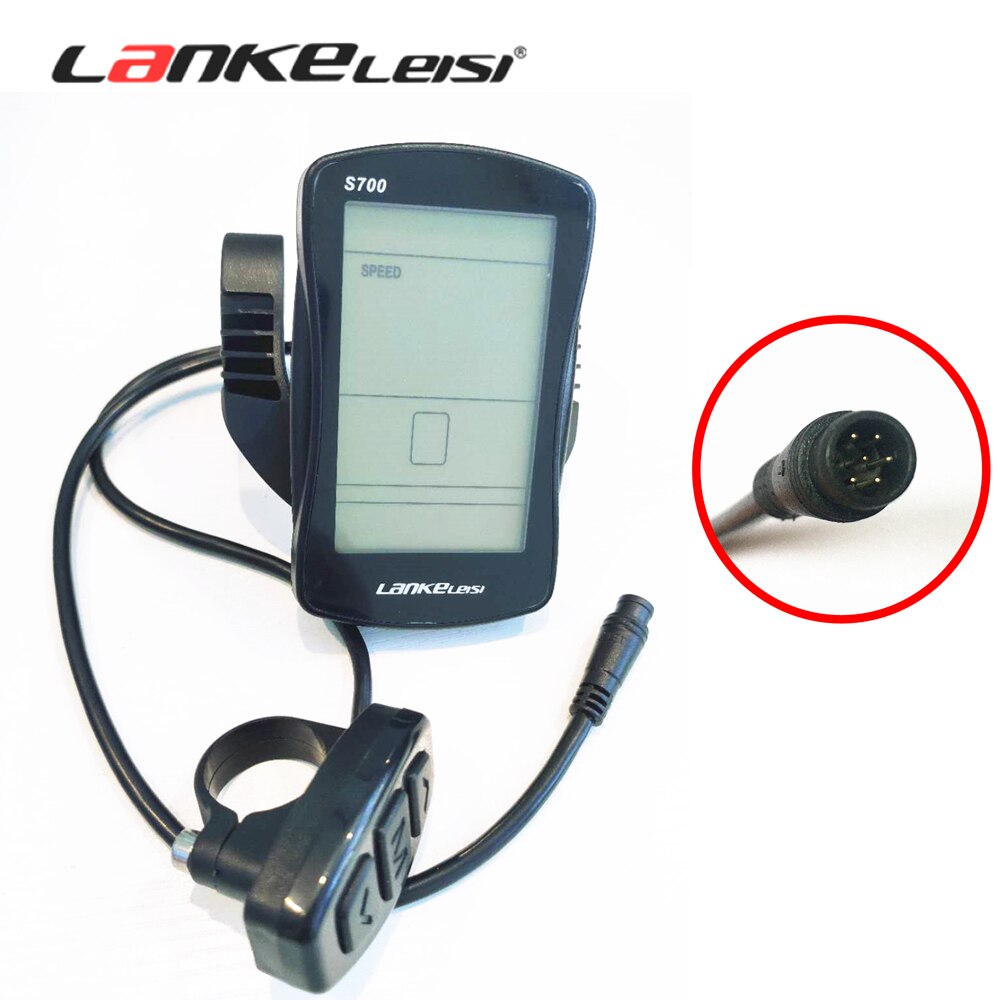 Accessoire d'affichage LCD multifonctionnel S700/S866/s600 pour vélo électrique LANKELEISI 